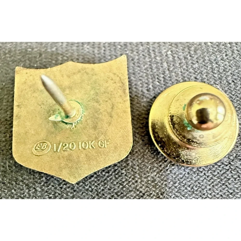 VFW Past Post‎ Commander 1/20 10k Gold Lapel Hat Pin Veterans Of Foreign Wars